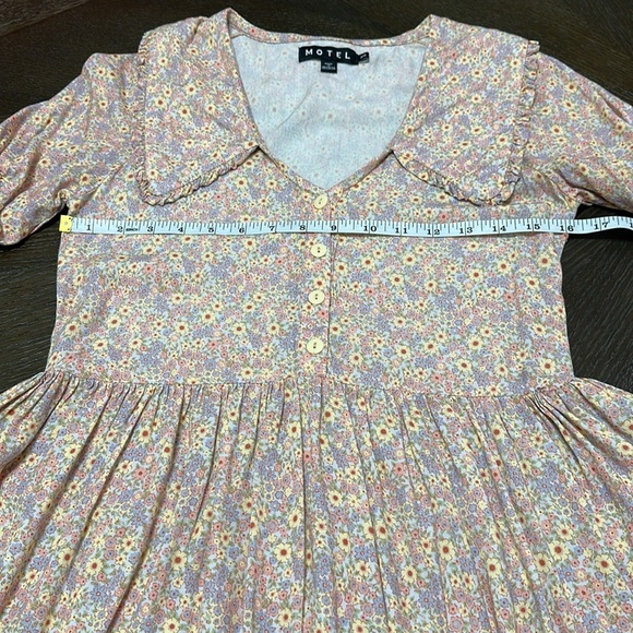 Motel Rocks 70s‎ Prairie Girl Floral Madsen Babydoll Dress, Women’s Size XS - Picture 9 of 16